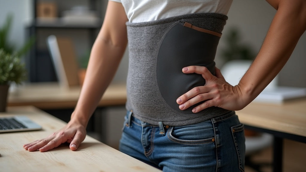 Cinturón de trabajo ergonómico para reducir dolor de espalda baja