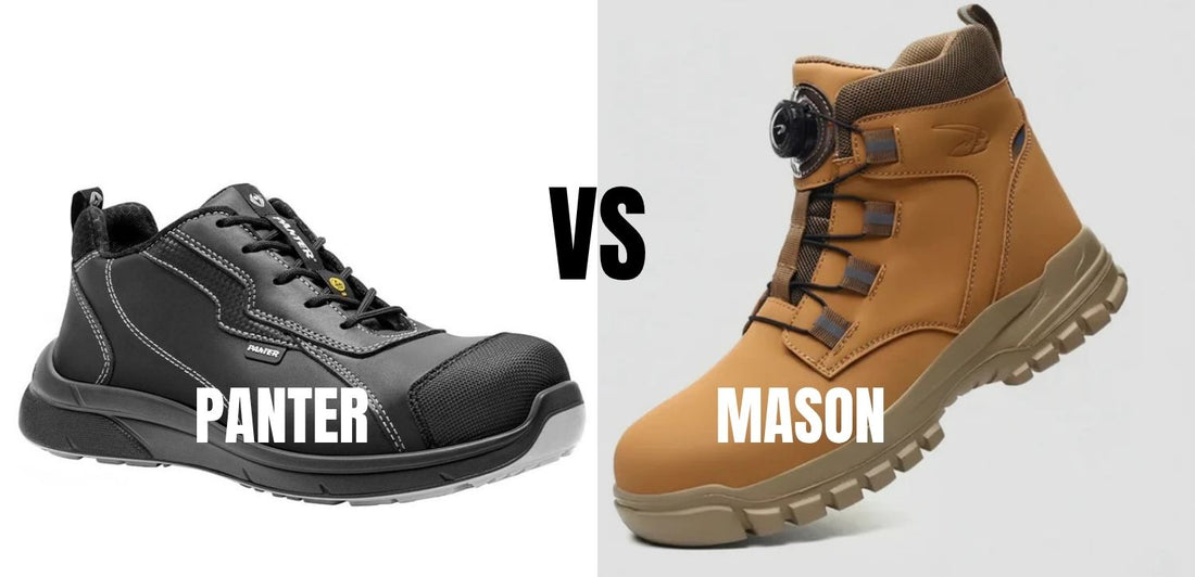 Botas de trabajo Panter vs Mason: ¿cuál protege mejor tus pies?