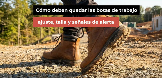 Cómo deben quedar las botas de trabajo