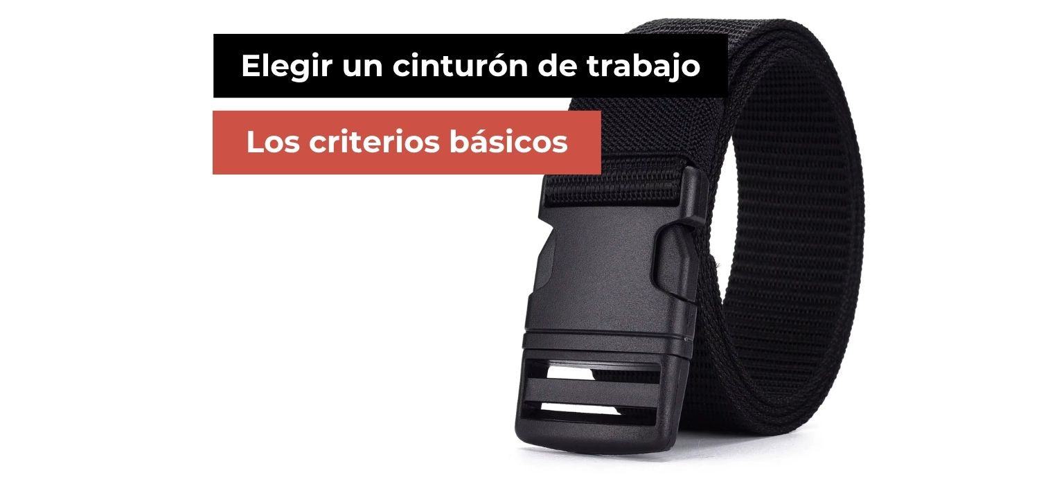 Cómo elegir un cinturón de trabajo: guía Mason