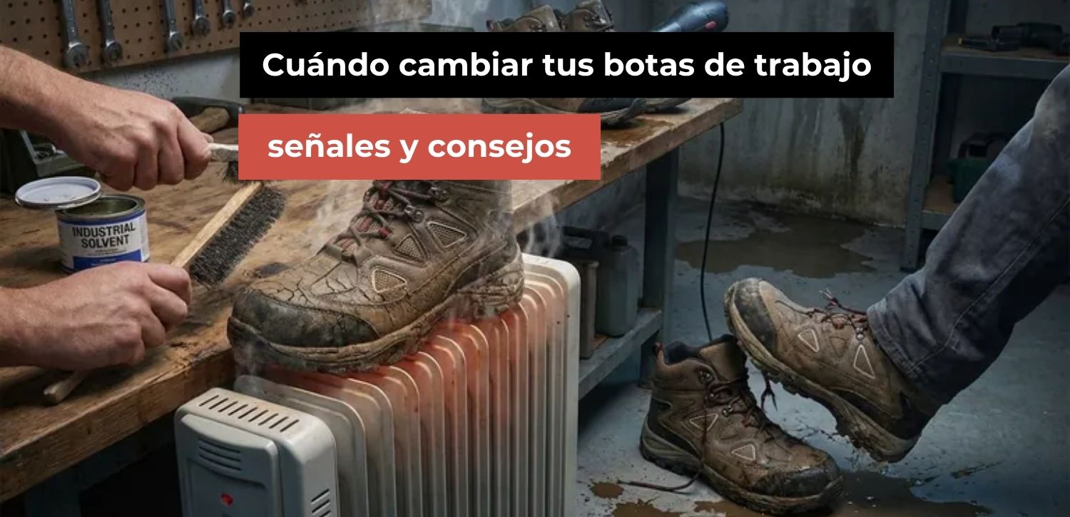 Cuándo cambiar tus botas de trabajo: señales y consejos