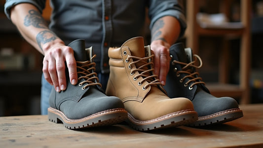 Guía práctica: limpieza de botas de trabajo cuero, nubuck y sintético