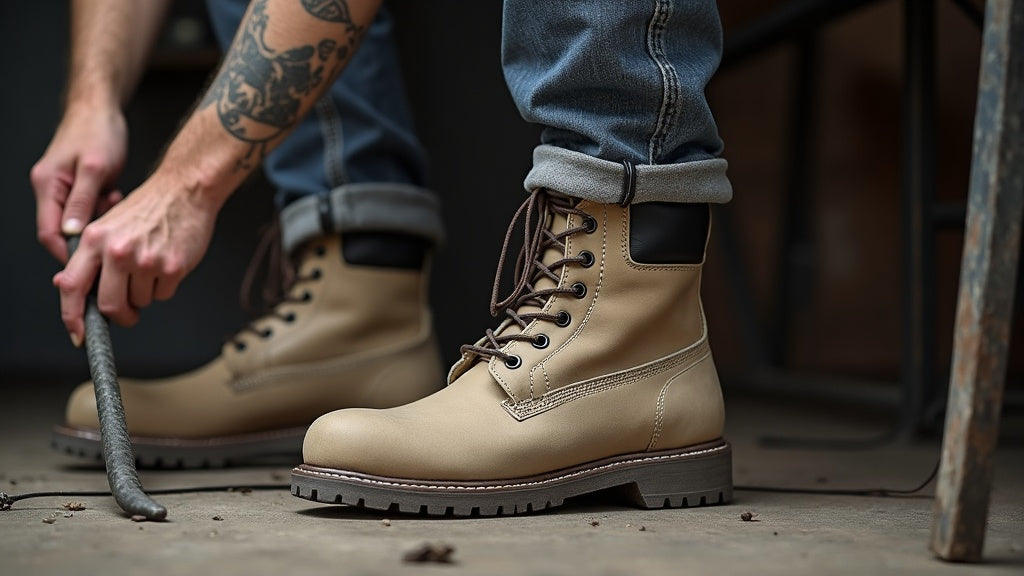 Botas de seguridad impermeables que no humedecen el pie adentro