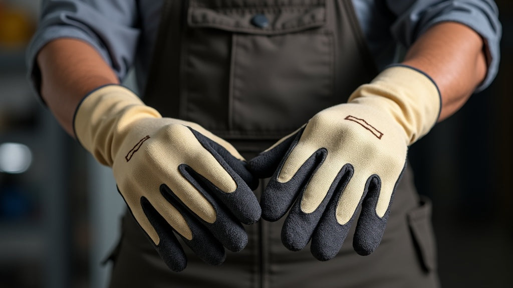 Guantes de trabajo resistentes a químicos para limpieza industrial