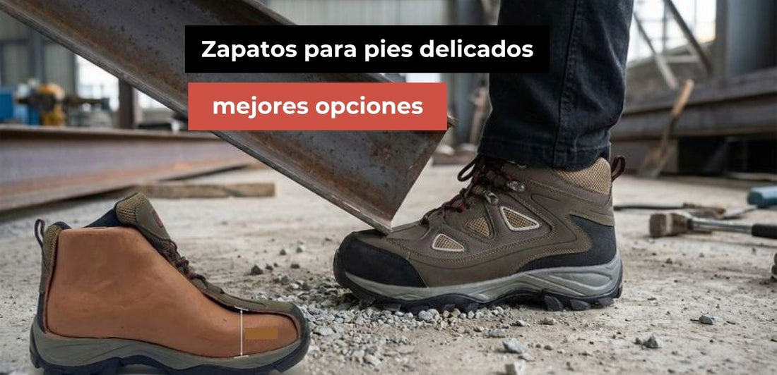 Zapatos de seguridad para pies delicados: mejores opciones