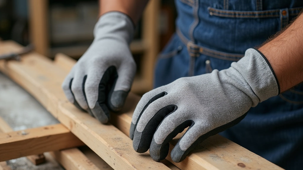 Guantes resistentes a químicos para limpieza y construcción