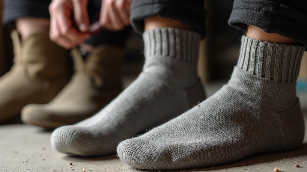 Calcetines merino vs sintéticos para trabajo en clima extremo