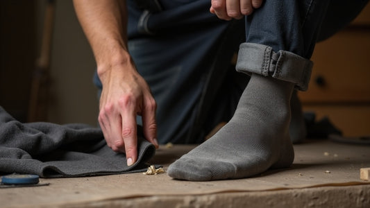 Calcetines de trabajo hombre vs mujer: diferencias reales
