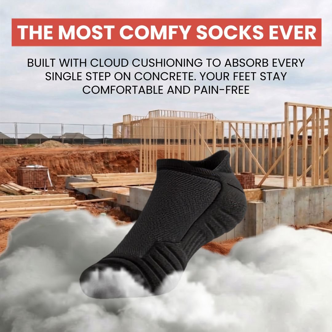 Tradesman No-Show Socks