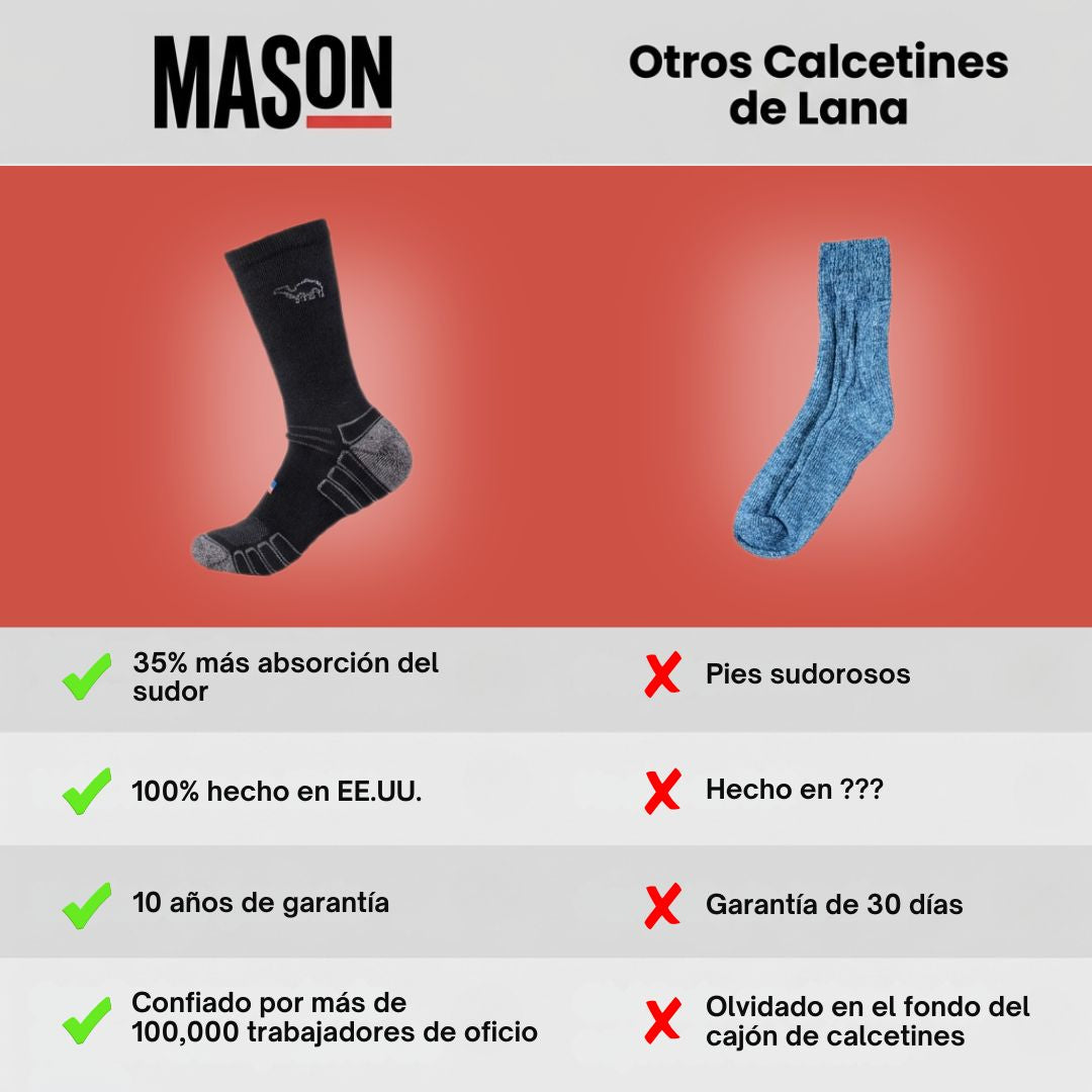 Calcetines de Trabajo Merino