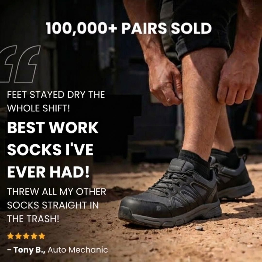 Tradesman No-Show Socks