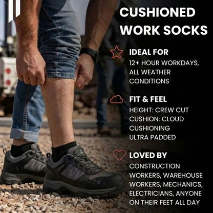 Tradesman No-Show Socks