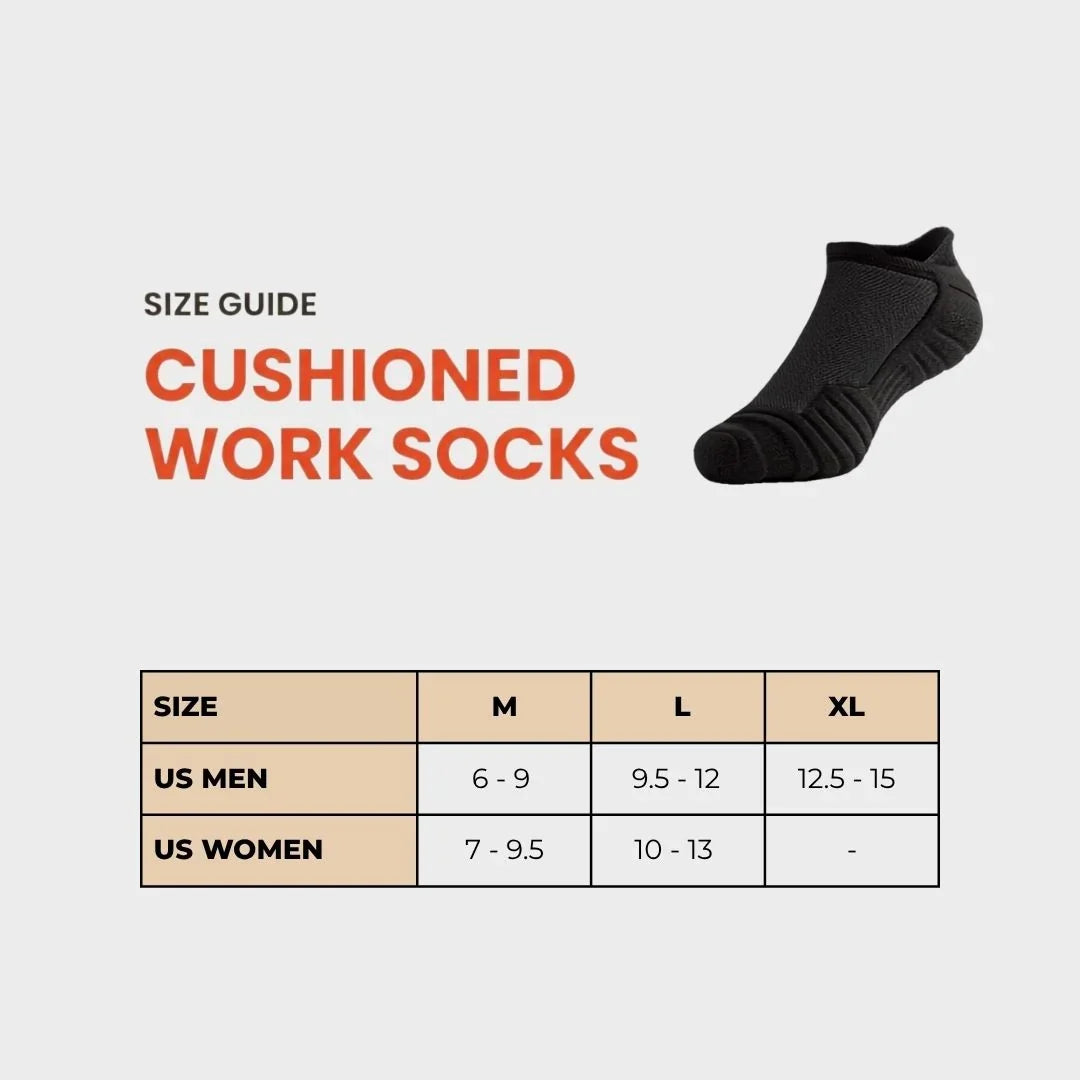 Tradesman No-Show Socks